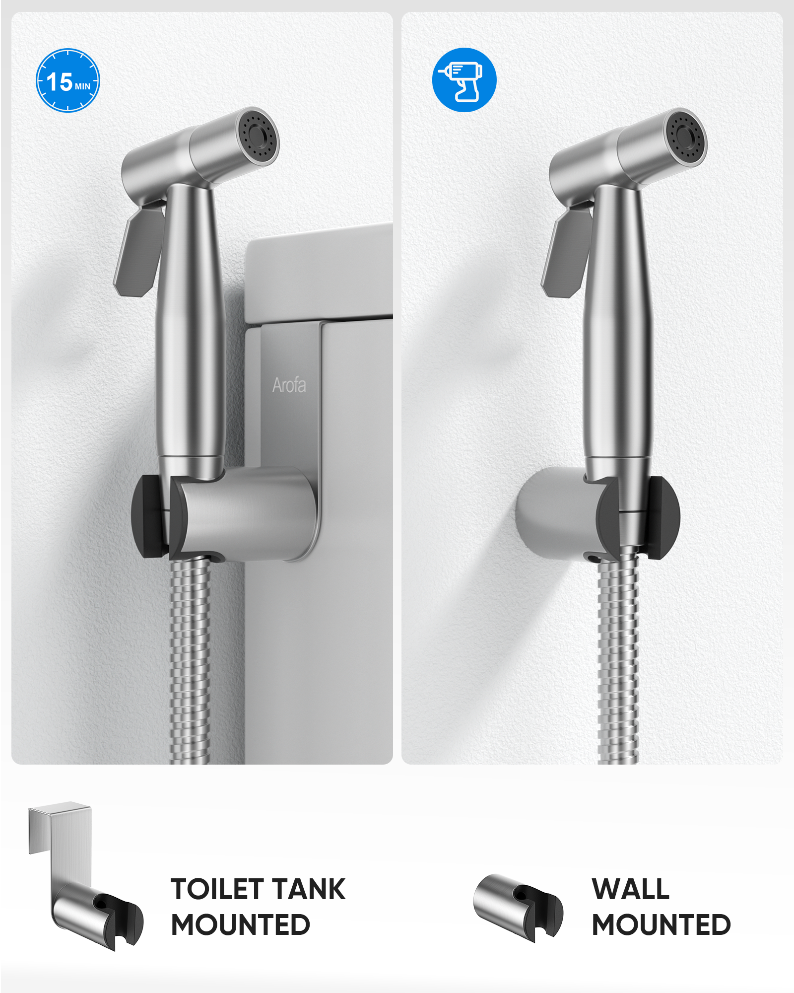 Bidet Sprayer For Toilet, Handheld Cloth Sprayer, Bathroom Sprayer Kit Spray Attachment With